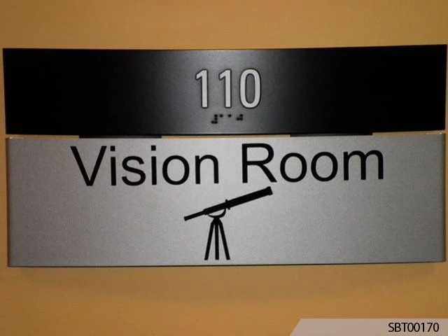 Vision Room ADA Sign