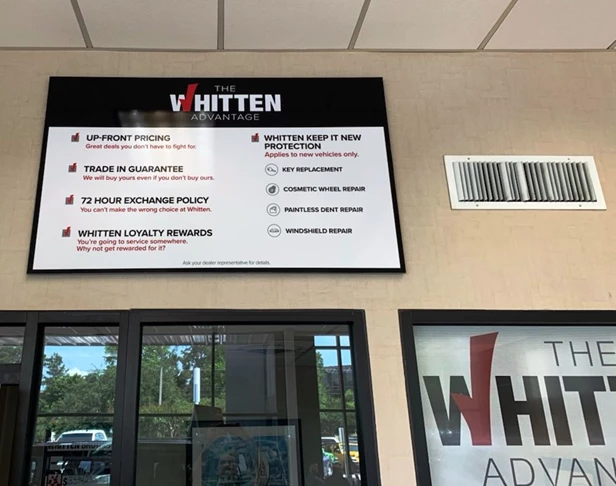 Interior Signage & Indoor Signs (REFACE TO DISPLAY A NEW PROGRAM)