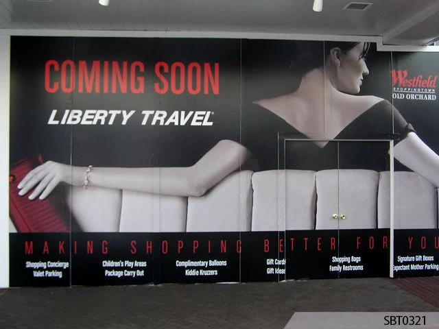 Retail Liberty Travel Wall Wrap