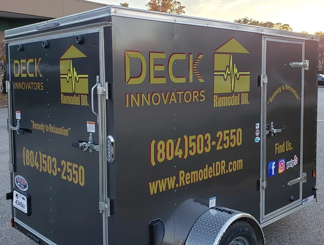 Trailer Custom Graphics designed and installed