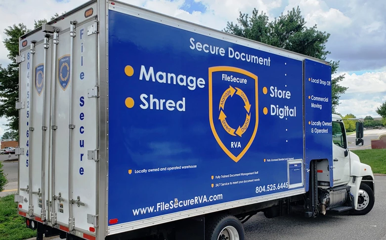 Box truck wrap for File Secure