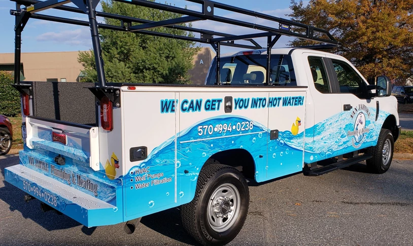 Partial Wrap for Plumbing Co